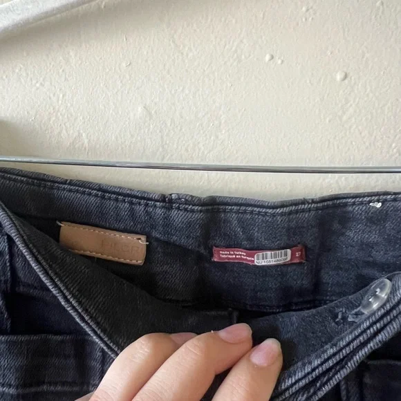 Anthropologie The Skipper Wide Leg Black Pants size 27 - Picture 6 of 8